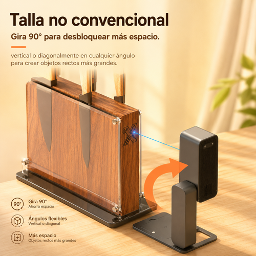 Minimáquina de grabado láser, capaz de grabar objetos.